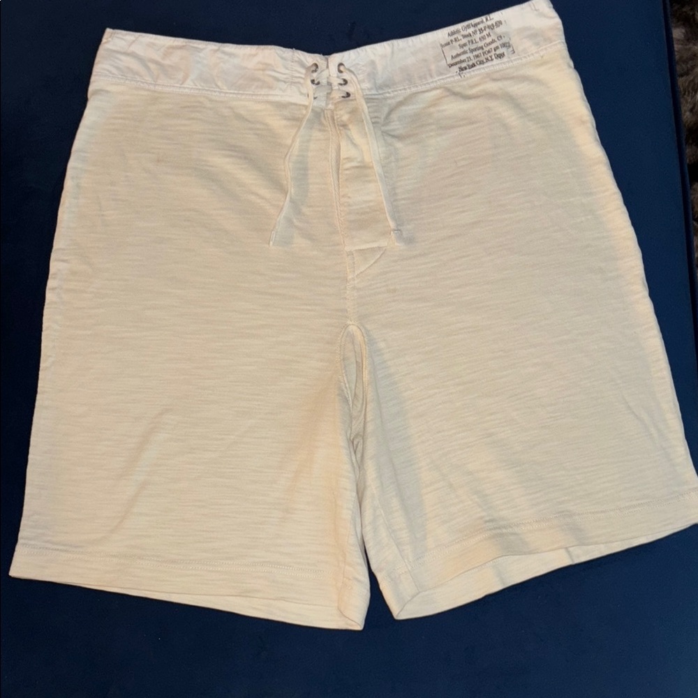 Polo Ralph Lauren Off-White Flat Front Shorts